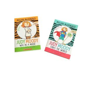 Judy Moody Book Set by - Orange and Green (No. 1 and 3)